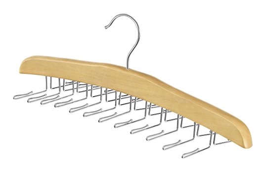 Whitmor 6026-737 Natural Wood Collection Tie Hanger
