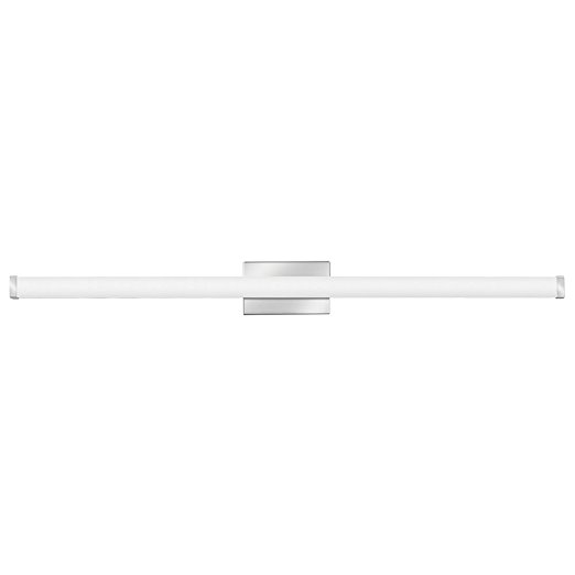 Lithonia Lighting Contemporary Square 3K LED Vanity Light, 4-Foot, Chrome