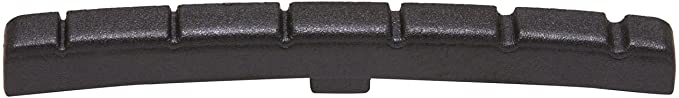 GraphTech PT500000 TUSQ XL Black Self-Lubricating Slotted Nut, Fender Style