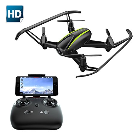 Drone with HD Camera, Potensic RC Quadcopter Drone RTF 4 Channel 2.4GHz 6-Gyro Headless System Altitude Hold Function（Black）