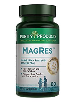 Purity Products - MagRes Formula Magnesium   Resveratrol 60 capsules