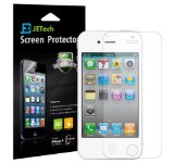 iPhone 4S Screen Protector JETech 3-Pack HD Screen Protector Film for iPhone 44S Hassle Free High Definition