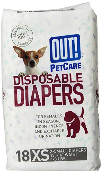 OUT! Disposable Dog Diapers