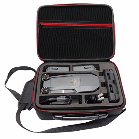 Soyan Carrying Case for DJI Mavic Pro, Remote Controller, Batteries and Accessories (Black)