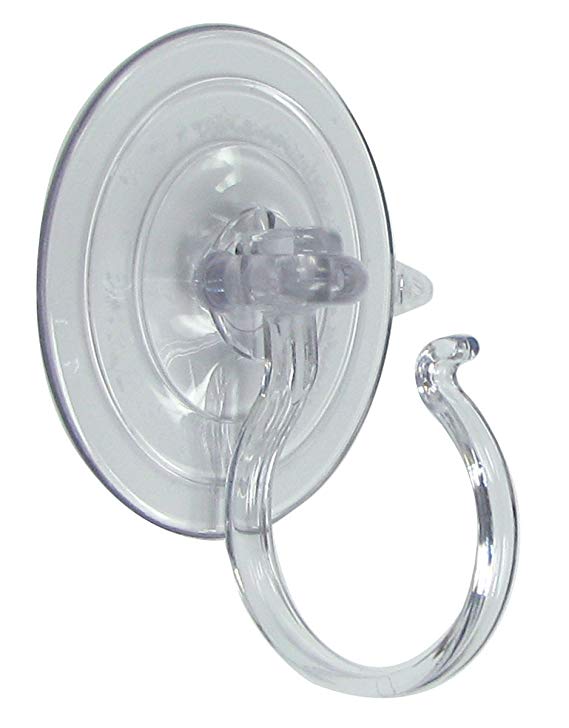 Adams Christmas 5750-88-1040 Giant Suction Wreath Holder (Clear, 3 Pack)