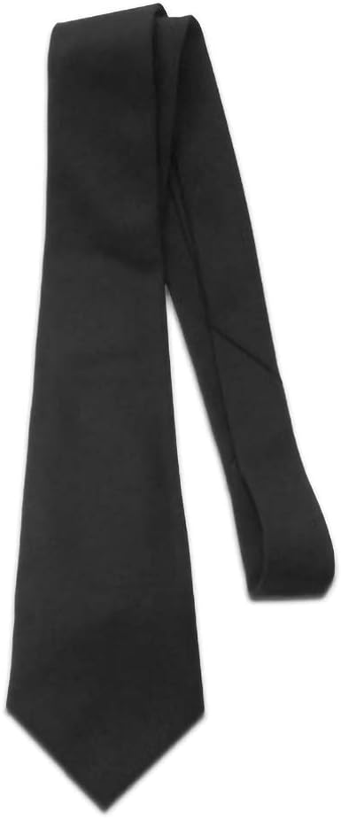 Army Uniform Tie - Military Tie - Man Army Uniform 4 in Hand Black Necktie for Army Service Uniforms – Made in the USA