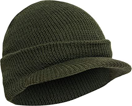 Genuine G.I. Wool Radar Cap, Olive Drab