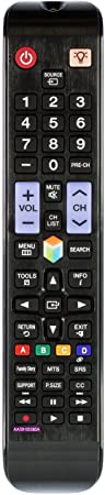 Vinabty New AA59-00580A Replace Remote Fit for Samsung UN32EH5300 UN32EH5300F UN32EH5300FXZA UN40EH5300F UN40ES6100F UN40ES6100FXZA UN40ES6150F UN46ES6100F UN46ES6150 UN46ES6150F UN50EH5300 LCD LED Tv