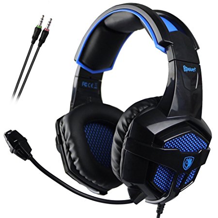 SADES BPOWER Multiplatform Stereo PC Gaming Headset with Microphone for Desktop,IPAD,Iphone3/4/5/6/6s plus/PC,PS4,Xboxone (Zeldathon Cures go4zelda)