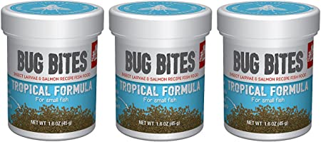 (3 Pack) Fluval Bug Bites Tropical Formula for Small to Medium Fish