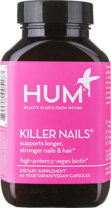 HUM Nutrition - Killer Nails - High Potency Biotin, 60 Vegan Capsules