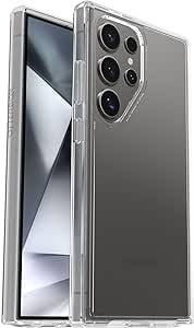 OtterBox Samsung Galaxy S24 Ultra Symmetry Series Case - Single Unit Ships in Polybag, Ideal for Business Customers - CLEAR, ultra-sleek, wireless charging compatible, raised edges protect camera