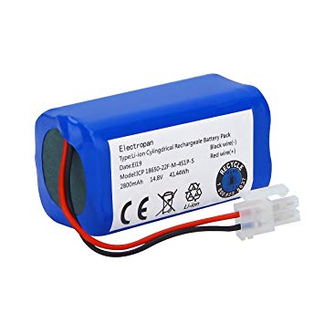 Electropan 14.8V 2800mAH Replacement Battery for ILIFE A4 A4S A6 V7 Robot Vacuum Cleaner