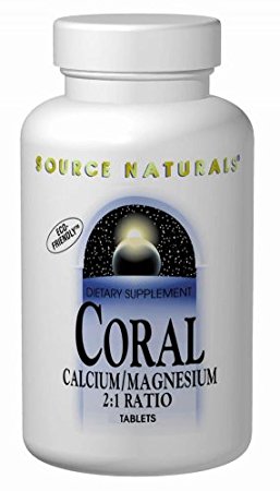 Source Naturals Coral Calcium with Magnesium Capsules, 90 Capsules