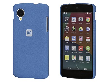 Monoprice PC Case with Sand Finish for LG Nexus 5 - Azurite Blue (111003)