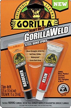 Gorilla Heavy Duty GorillaWeld Steel Bond 2-Part Epoxy