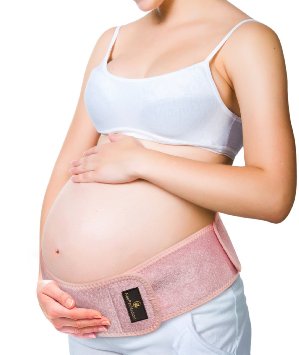 Comfortable Pregnancy Belt by NeoProMedical - One Size, Nude Color
