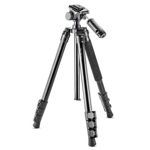 Takama Flip-Zip Tripod Monopod Kit, for Camera andSmartphone with Mount Head and Lightweight Compact Bag for Multi-Functional Photo, Video and Phone Photography