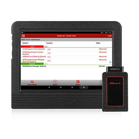 LAUNCH X431 V  Full System Scan Tool Diagnostic Scanner Bi-directional Code Reader Actuation Test Key ECU Injector Coding Bluetooth and 20 Service Functions Oil Reset ABS Bleeding 2 Years Free Update