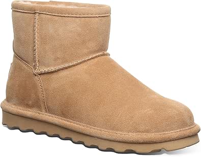 BEARPAW Women's Alyssa Multiple Colors | Women's Ankle Boot | Women's Slip On Boot | Comfortable Winter Boot