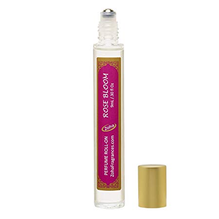 Rose Bloom (Roll-On) Perfume Oil by Zoha Fragrances, 9 ml / 0.30 fl Oz
