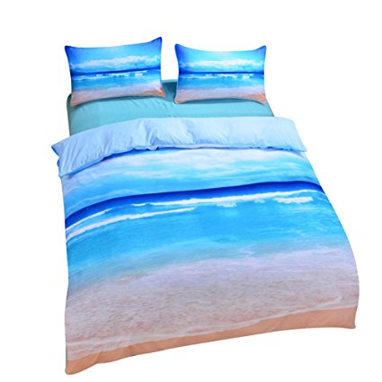 Sleepwish Beach And Ocean Bedding Hot 3D Print Duvet Cover Set Queen Size