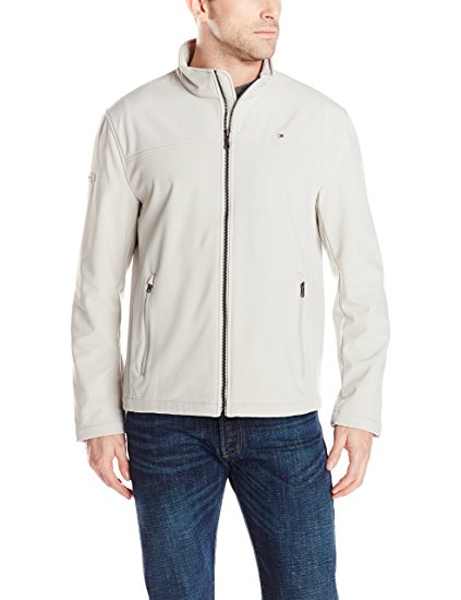 Tommy Hilfiger Men's Soft-Shell Classic Zip-Front Jacket