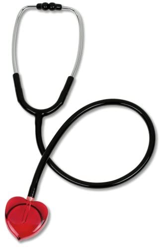 Prestige Medical Clear Sound Heart Stethoscope, Black
