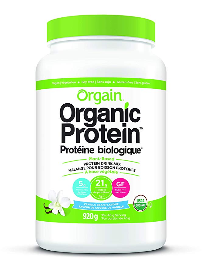 Orgain Organic Plant Protein Powder - Vanilla, Bean, 920g