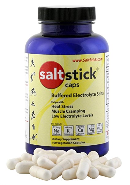 SaltStick Caps, Electrolyte Replacement Capsules, 100 count bottle
