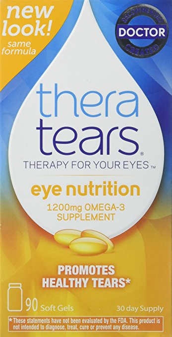 Theratears Nutrition 1200mg Omega-3 Supplement 90 Capsules (2 Pack)