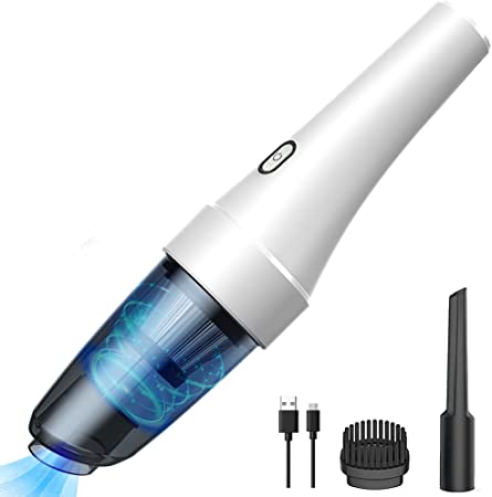 PAWONIT Handheld Vacuum Cordless Car Vacuum Cordless Rechargeable with 9500PA Portable Mini Vacuum,Hand Vacuum Cleaner for Car/Home