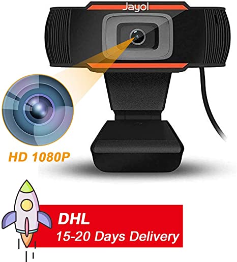 HD 1080p Webcam, Built-in Noise Reduction Microphone Stream Webcam, Laptop USB PC Webcam, Flexible Foldable Clip, Video Web Camera for Calling, Conferencing, Live Streaming Widescreen Webcam