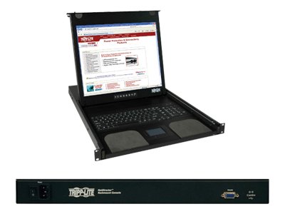 TRIPP LITE 1U RACKMOUNT KVM CONSOLE W/ 19 MONITOR/TOUCHPAD/KEYBOARD OSD-Digital Display Director