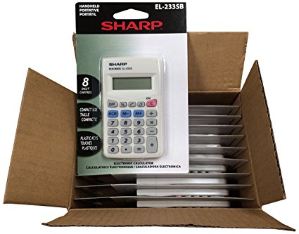 Sharp EL233SB 10 Pack EL233SBX10 Calculator