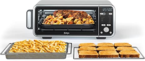 Ninja SP301 Foodi 13-in-1 Dual Heat Air Fry Oven, Stainless Steel and Black