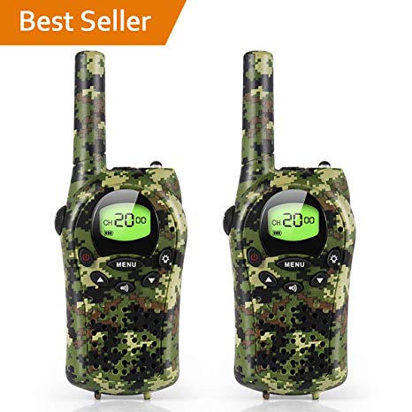 Walkie Talkies for Kids, Toys for 3-12 Year Old Boys 2 Way Radio 3 Mile Long Range Kids Toys and Kids Walkie Talkies, Best Gifts and Top Toys for Boy and Girls Age 3 4 5 6 7 8 9 for Outdoor Adventure
