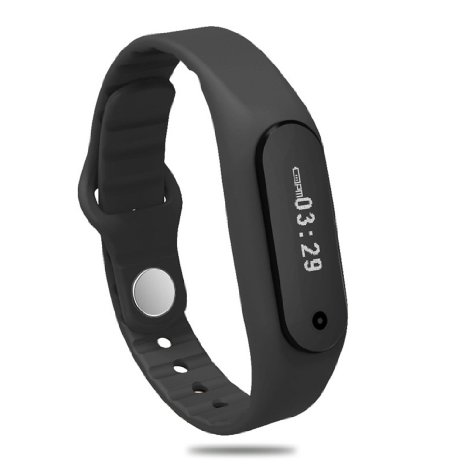Dax-Hub E06 Bluetooth 4.0 IP67 Waterproof Smart Bracelet Calorie Tracker Sport Wrist Pedometer Health Sleep Monitor Wristband compatible with Android 4.3 /4.4 /4.5 /5.0 /5.1, IOS 7.1 8.0 8.1 4s/5s/6/6s Smartphones