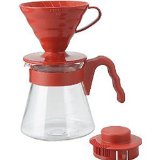 Hario V60 Coffee Sever Set Red