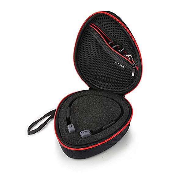 Carrying Case Compatible with Aftershokz Trekz Titanium (AS600) / AfterShokz Trekz Air (AS650) Open Ear Wireless Bone Conduction Headphones by OceLander