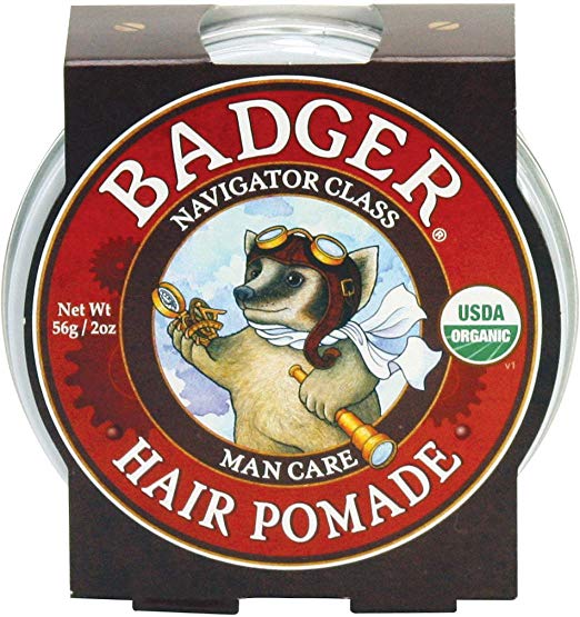 Badger Man Care Hair Pomade - 2 oz Tin (2 Pack)