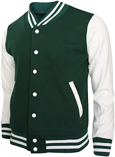 Prism Letterman Varsity Jacket Slim Fit Full Cotton (8 Team Colour Option)
