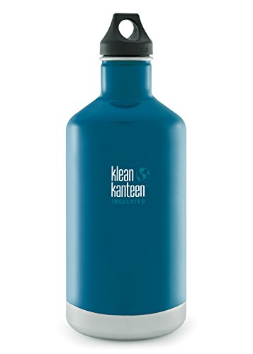 Klean Kanteen 64-Ounce Classic Insulated Stainless Steel Bottle With Loop Cap