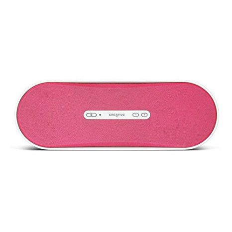 Creative D100 Portable Bluetooth Wireless Speaker (Pink)