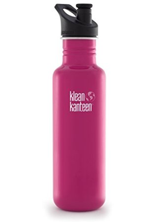 Klean Kanteen Classic Stainless Steel Bottle With Sport Cap