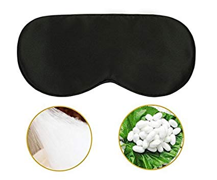 P & J Health 100% Natural Silk Sleep Mask,Super Smooth Blindfold, Comfortable and Pure Silk Soft,with Adjustable Strap.