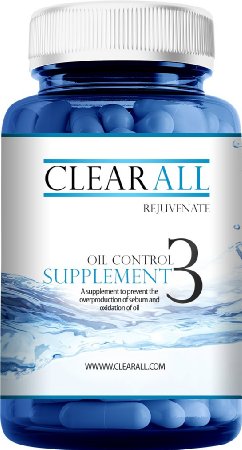 Clearall Oil Control Supplement for Oily and Acne-Prone Skin