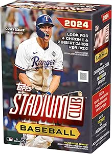 Topps 2024 Stadium Club Baseball Factory Sealed Value Box - Baseball Wax Packs