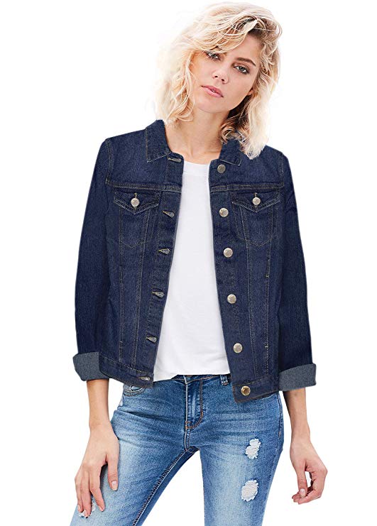 Revolt Women Junior Classic 4 Pockets Denim Jacket