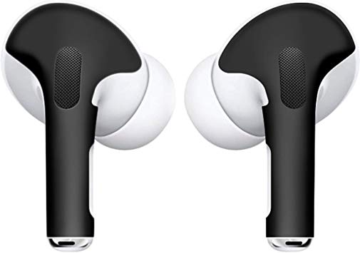 APSkins Skins for AirPods Pro. Protective Wraps Stickers to Cover Air Pods – Compatible Sticker Wrap Decal with Apple Air Pod Pro Accessories (Matte Black)